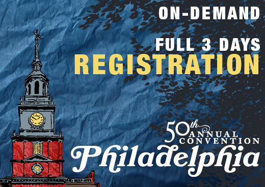 a square graphic representing 2024 Annual Convention Full 3 Days On Demand Access (May 25-27, 2024)