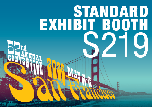 a square graphic representing 2026 Annual Convention Standard Exhibit Booth - S219