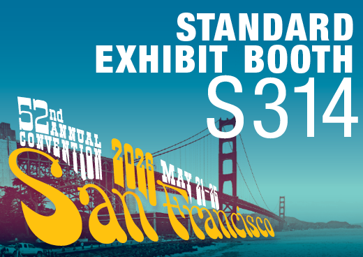 a square graphic representing 2026 Annual Convention Standard Exhibit Booth - S314