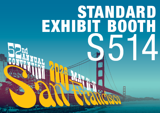 a square graphic representing 2026 Annual Convention Standard Exhibit Booth - S514