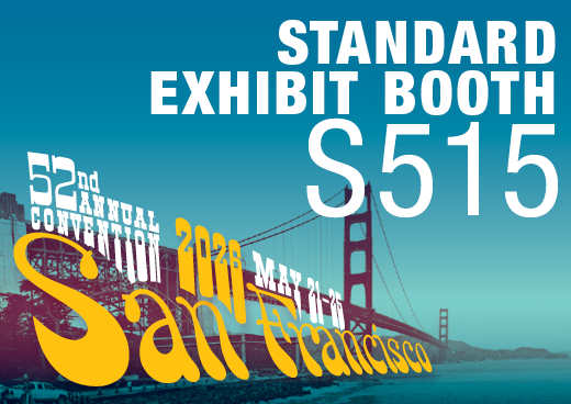 a square graphic representing 2026 Annual Convention Standard Exhibit Booth - S515