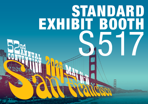 a square graphic representing 2026 Annual Convention Standard Exhibit Booth - S517