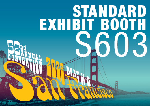 a square graphic representing 2026 Annual Convention Standard Exhibit Booth - S603