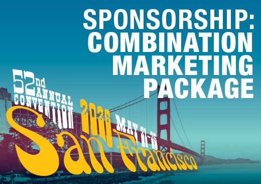a square graphic representing 2026 Annual Convention Sponsorship - Combination Marketing Package