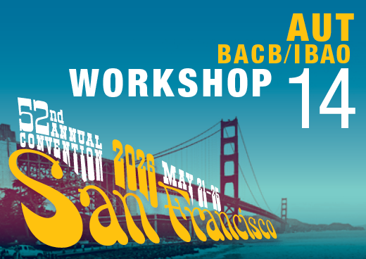 a square graphic representing Workshop 14: Understanding and Improving Sleep in Children With Autism: Assessment, Analysis and Behavioral Interventions