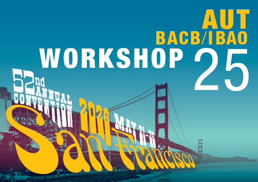 a square graphic representing Workshop 25: A Model for Efficient and Effective FBA: Systematic Decision-Making from Hypothesis to Treatment