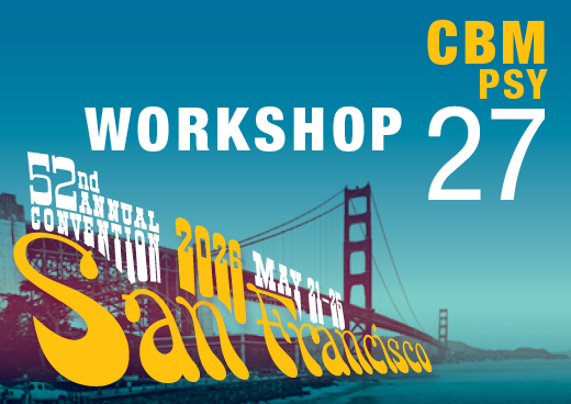 a square graphic representing Workshop 27: Trauma from a Behavioral Perspective: Families, Schools, Prisons and Military Veterans