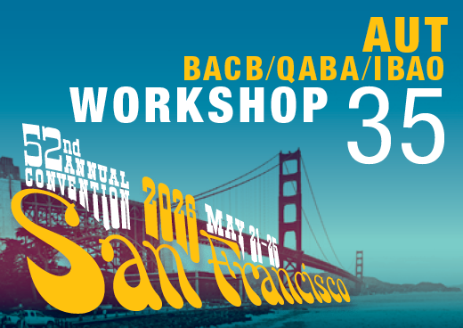 a square graphic representing Workshop 35: Crash Course in Behavior Analytic Toilet Training: Translating Research to Practice