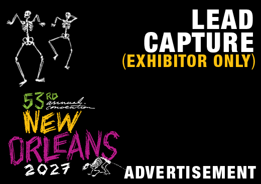 a square graphic representing 2027 Annual Convention Lead Capture (Exhibitor Only)