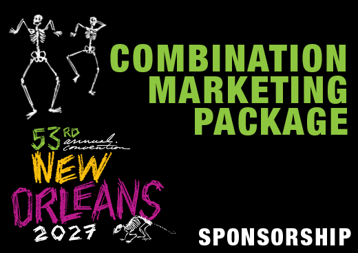 a square graphic representing 2027 Annual Convention Sponsorship - Combination Marketing Package