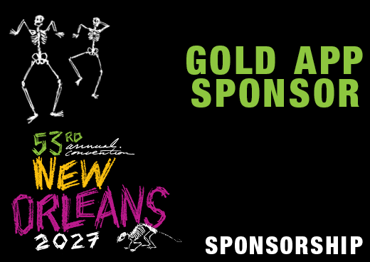 a square graphic representing 2027 Annual Convention Sponsorship - GOLD App Sponsor