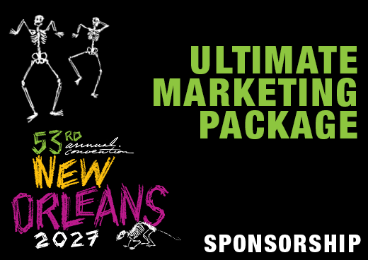 a square graphic representing 2027 Annual Convention Sponsorship - Ultimate Marketing Package
