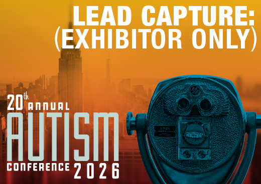 a square graphic representing 2026 Autism Conference Lead Capture (Exhibitor Only)