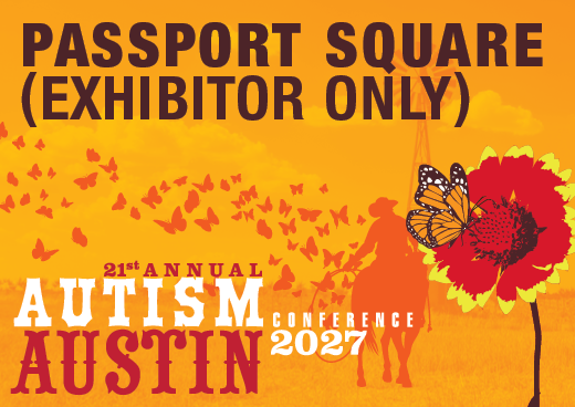 a square graphic representing 2027 Autism Conference Passport Square (Exhibitor Only)