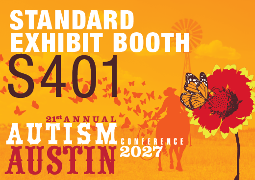 a square graphic representing 2027 Autism Conference Standard Exhibit Booth - S401