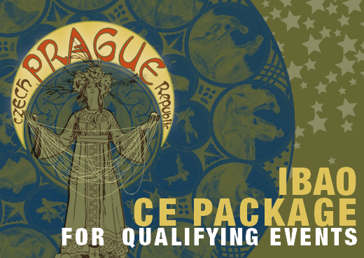 a square graphic representing 2026 International Conference IBAO CE Package for Qualifying Events