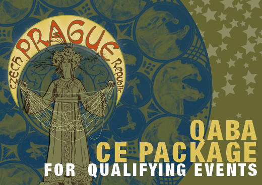 a square graphic representing 2026 International Conference QABA CE Package for Qualifying Events