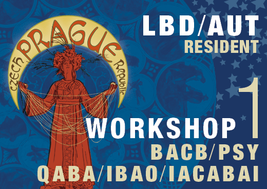 a square graphic representing Workshop 01: Early Social Learning: Behavioral Interventions, Czech Republic Resident