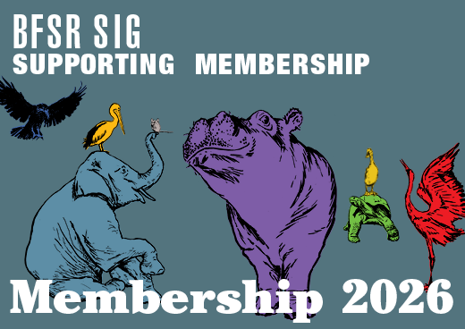 a square graphic representing 2026 BFSR SIG Supporting Membership [9/1/2025 - 8/31/2026]