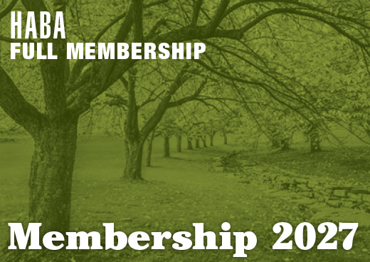 a square graphic representing 2027 HABA Full Membership [10/01/2026 - 09/30/2027]