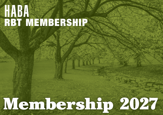 a square graphic representing 2027 HABA RBT Membership [10/01/2026 - 09/30/2027]